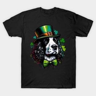 American Water Spaniel in Saint Patrick's Day Spirit T-Shirt